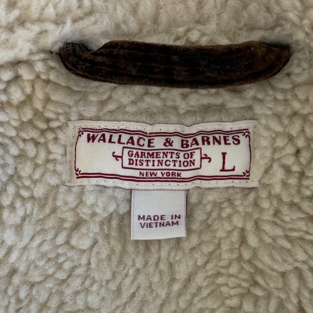 J Crew Wallace & Barnes Corduroy Sherpa Trucker/Farm Jacket View 4